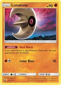 Lunatone | 68/147 | Reverse Holofoil | SM - Burning Shadows
