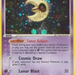 Lunatone 8/100 Reverse Holofoil Sandstorm