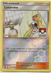Lusamine | 153a/156 (League Challenge) [1st Place] | Reverse Holofoil | League & Championship Cards