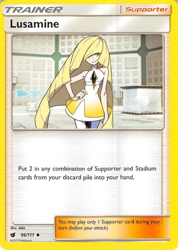 Lusamine 96/111 Normal SM – Crimson Invasion Lusamine 96/111 Normal SM – Crimson Invasion