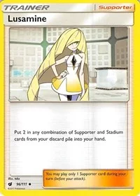 Lusamine | 96/111 | Reverse Holofoil | SM - Crimson Invasion