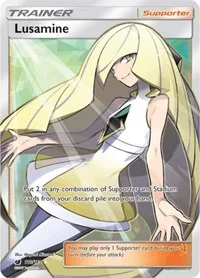 Lusamine (Full Art) | 110/111 | Holofoil | SM - Crimson Invasion