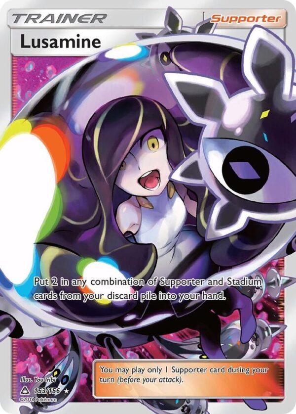 Lusamine (Full Art) 153/156 Holofoil SM – Ultra Prism