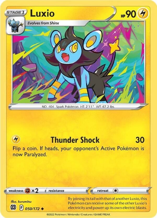 Luxio 050/172 Normal SWSH09: Brilliant Stars