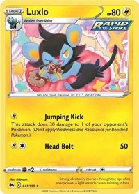 Luxio (41) | 041/159 | Reverse Holofoil | Crown Zenith