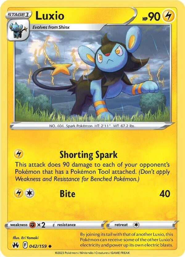 Luxio (42) 042/159 Normal Crown Zenith