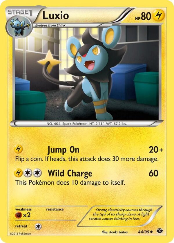 Luxio (44) 44/99 Normal Next Destinies Luxio (44) 44/99 Normal Next Destinies