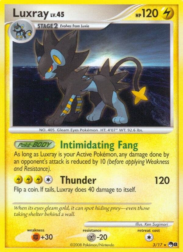Luxray 003/017 Holofoil POP Series 8 Luxray 003/017 Holofoil POP Series 8