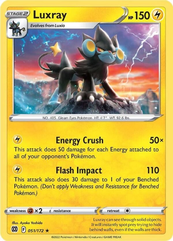 Luxray 051/172 Normal SWSH09: Brilliant Stars
