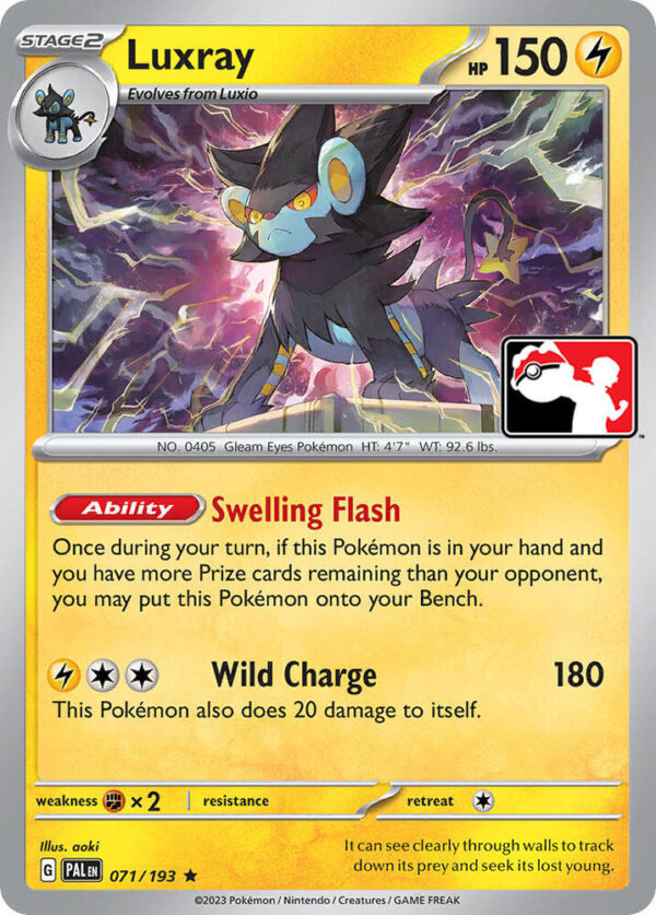 Luxray 071/193 Normal Prize Pack Series Cards
