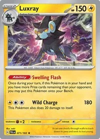 Luxray | 071/193 | Reverse Holofoil | SV02: Paldea Evolved