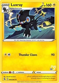 Luxray | 093/264 (#28 Pikachu Stamped) | Normal | Battle Academy 2022