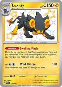 Luxray | 137/091 | Holofoil | SV: Paldean Fates