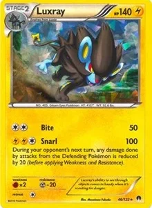 Luxray | 46/122 (Cracked Ice Holo) | 046/122 | Holofoil | Deck Exclusives
