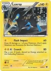 Luxray | 46/99 (Cosmos Holo) | 046/099 | Holofoil | Blister Exclusives