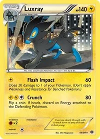 Luxray | 46/99 | Reverse Holofoil | Next Destinies