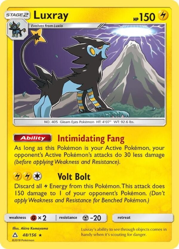 Luxray 48/156 Reverse Holofoil SM – Ultra Prism