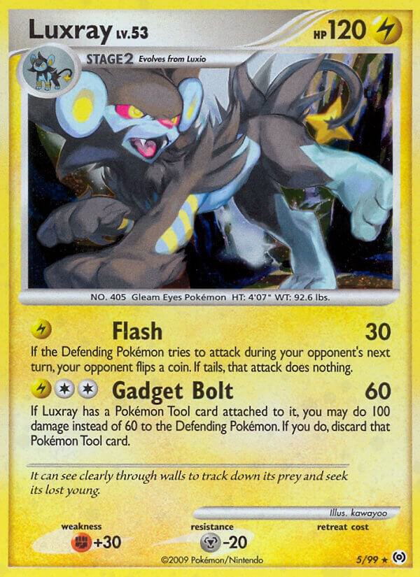 Luxray 5/99 Holofoil Arceus