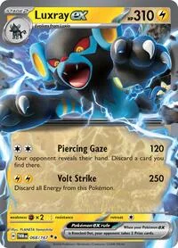 Luxray ex | 068/167 | Holofoil | SV06: Twilight Masquerade