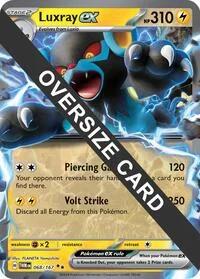 Luxray ex | 068/167 (Meddling Sparks Premium Collection) | Holofoil | Jumbo Cards