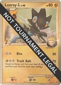 Luxray GL | 2009 (Stephen Silvestro) | 9/111 | Normal | World Championship Decks