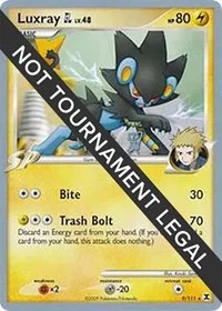 Luxray GL | 2009 (Tsubasa Nakamura) | 9/111 | Normal | World Championship Decks