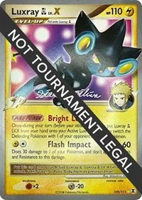 Luxray GL LV.X | 2009 (Stephen Silvestro) | 109/111 | Normal | World Championship Decks