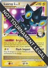 Luxray GL LV.X | 2010 (Mychael Bryan) | 109/111 | Normal | World Championship Decks