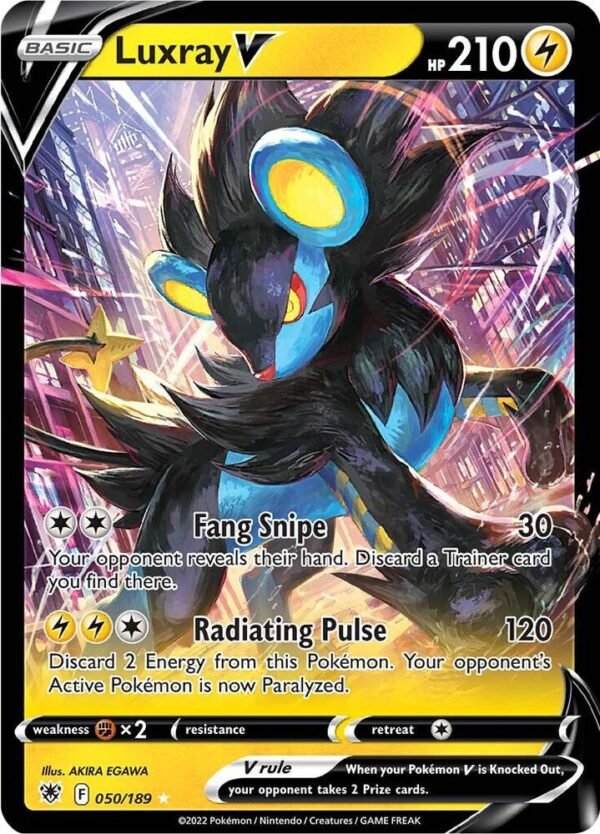 Luxray V 050/189 Holofoil SWSH10: Astral Radiance Luxray V 050/189 Holofoil SWSH10: Astral Radiance
