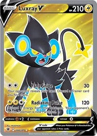 Luxray V (Full Art) | 168/189 | Holofoil | SWSH10: Astral Radiance