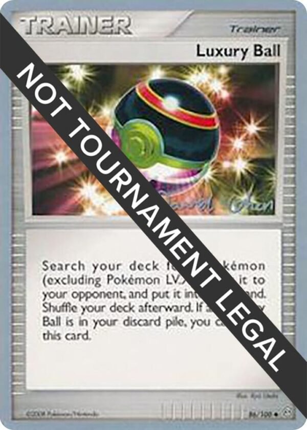 Luxury Ball 2009 (David Cohen) 86/100 Normal World Championship Decks