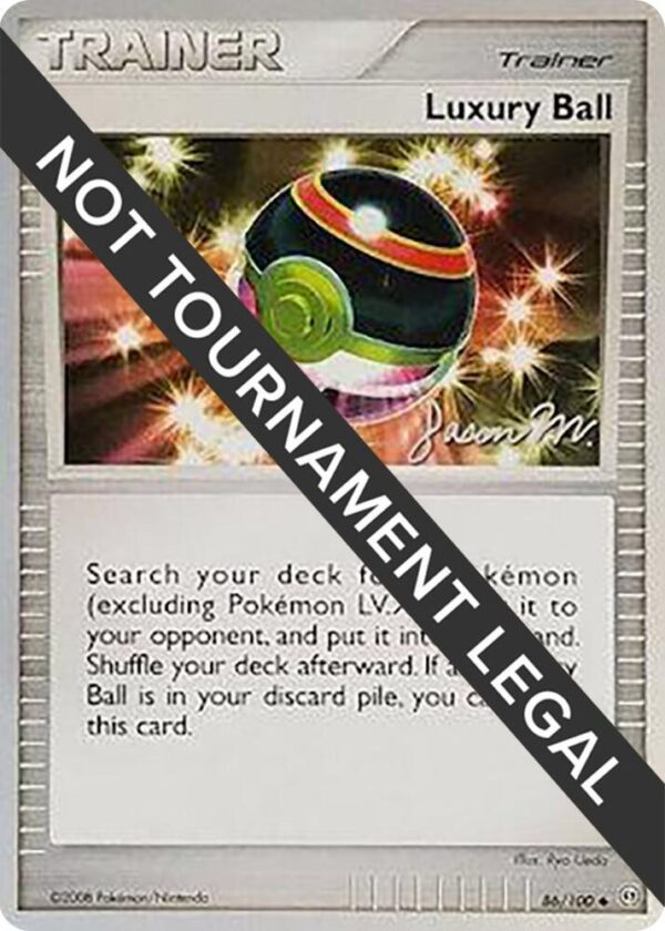 Luxury Ball 2009 (Jason Martinez) 86/100 Normal World Championship Decks