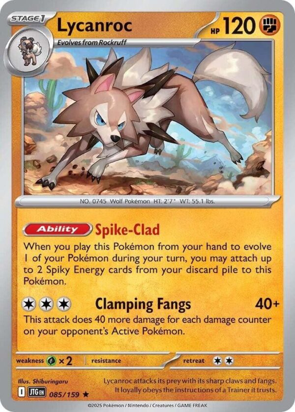Lycanroc 085/159 Holofoil SV09: Journey Together