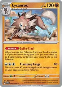 Lycanroc | 085/159 | Reverse Holofoil | SV09: Journey Together