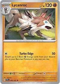 Lycanroc | 090/162 | Reverse Holofoil | SV05: Temporal Forces Lycanroc | 090/162 | Reverse Holofoil | SV05: Temporal Forces