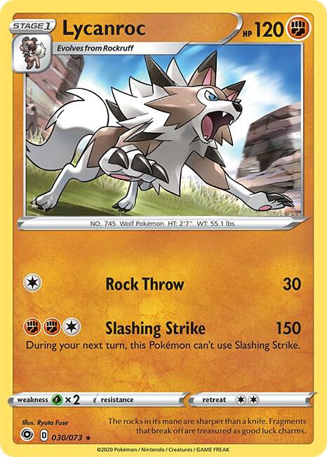 Lycanroc 30/73 Reverse Holofoil Champion’s Path