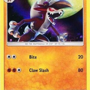 Lycanroc (#30 Holofoil) 30/30 Holofoil SM Trainer Kit: Lycanroc & Alolan Raichu