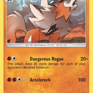 Lycanroc 76/131 Reverse Holofoil SM – Forbidden Light
