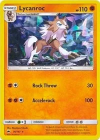 Lycanroc | 76/147 (Cracked Ice Holo) | 076/147 | Holofoil | Deck Exclusives
