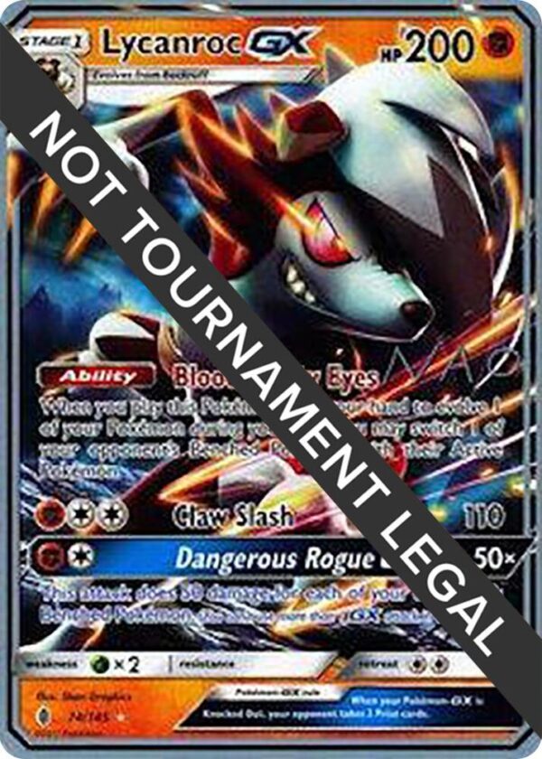 Lycanroc GX 2018 (Naohito Inoue) 74/145 Normal World Championship Decks