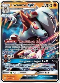 Lycanroc GX | 74/145 | Holofoil | SM - Guardians Rising