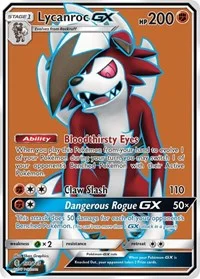 Lycanroc GX (Full Art) | 138/145 | Holofoil | SM - Guardians Rising