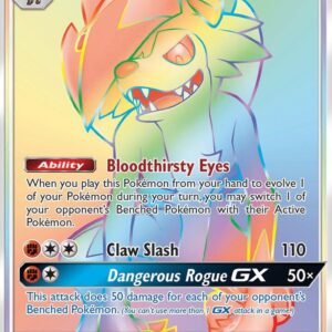 Lycanroc GX (Secret) 156/145 Holofoil SM – Guardians Rising
