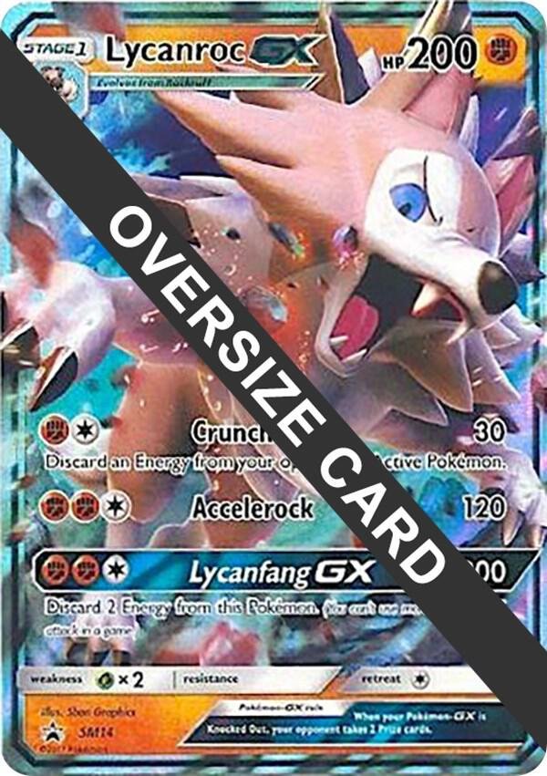 Lycanroc GX SM14 Holofoil Jumbo Cards