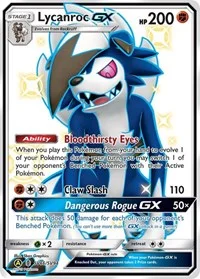 Lycanroc GX (SV66) | SV66/SV94 | Holofoil | Hidden Fates: Shiny Vault