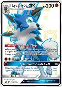 Lycanroc GX (SV67) | SV67/SV94 | Holofoil | Hidden Fates: Shiny Vault