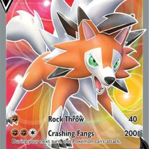 Lycanroc V (Full Art) 187/203 Holofoil SWSH07: Evolving Skies Lycanroc V (Full Art) 187/203 Holofoil SWSH07: Evolving Skies