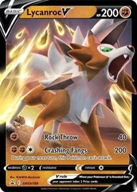Lycanroc V | SWSH199 | Holofoil | SWSH: Sword & Shield Promo Cards