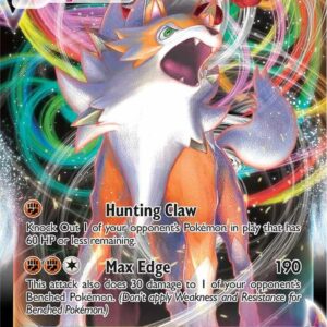Lycanroc VMAX 092/203 Holofoil SWSH07: Evolving Skies Lycanroc VMAX 092/203 Holofoil SWSH07: Evolving Skies