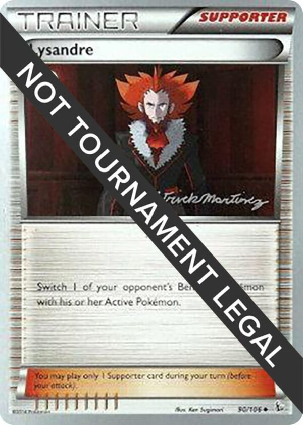Lysandre 2015 (Patrick Martinez) 90/106 Normal World Championship Decks